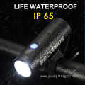 IP65 Aluminum USB Rechargeable LED Bicycle Light Flashlight